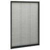 vidaXL Moustiquaire pliss&eacute;e pour fen&ecirc;tre Aluminium Anthracite 80x160cm
