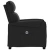 vidaXL Fauteuil inclinable &eacute;lectrique Noir Similicuir