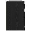 vidaXL Bureau avec armoire avec tiroir Ch&ecirc;ne noir 154,5 x 50 x 75 cm