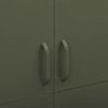 vidaXL Garde-robe Vert olive 90x50x180 cm Acier