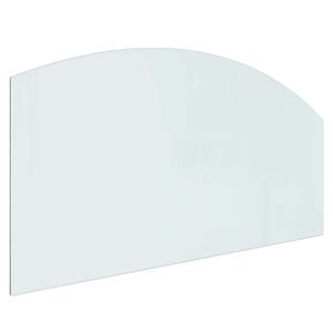 vidaXL Plaque en verre de chemin&eacute;e Transparent 120 x 60 cm Verre