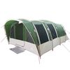 vidaXL Tente familiale tunnel 8 personnes vert imperméable