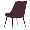 vidaXL Chaises &agrave; manger lot de 2 violet tissu