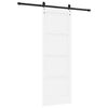 vidaXL Porte coulissante ORKDAL Blanc 73,5 x 211 cm Pin massif