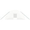vidaXL Serre avec cadre en acier blanc 36 m&sup2; 6x6x2,85 m