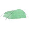 vidaXL Serre avec cadre en acier vert 60 m&sup2; 10x6x2,85 m