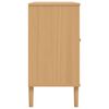 vidaXL Buffet SENJA aspect rotin marron 112x40x80cm bois massif de pin