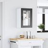 vidaXL Armoire murale de cuisine avec porte en verre Porto noir
