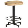 vidaXL Tabourets de bar lot de 2 52 cm bois de manguier massif