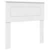 vidaXL T&ecirc;te de lit Blanc Bois d'ing&eacute;nierie