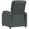 vidaXL Fauteuil de massage Gris fonc&eacute; Tissu