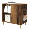 vidaXL Maison pour chat Bois ancien 72 x 42.5 x 70 cm
