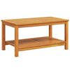 vidaXL Table d'appoint Huile Naturelle 90 x 50 x 45 cm