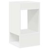 vidaXL Table d'appoint 2 pcs Blanc 30 x 30 x 56 cm Bois d'ing&eacute;nierie