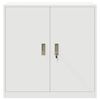 vidaXL Armoire de rangement Blanc 90 x 40 x 90 cm Acier