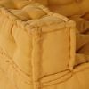 vidaXL Canap&eacute; modulaire jaune 70x70x54 tissu