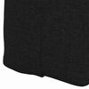 vidaXL Coussin de Dos Noir 180 x 24 x 50 cm tissu