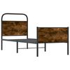 vidaXL Cadre de lit sans matelas 80x200cm ch&ecirc;ne sonoma bois ing&eacute;nierie