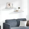 vidaXL &Eacute;tag&egrave;res murales flottantes 2 pcs gris b&eacute;ton 50x23x3,8 cm MDF