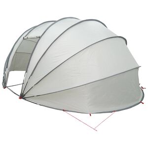 vidaXL D&ocirc;me de tente de piscine Gris 538 x 440 x 204 cm