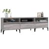 vidaXL Meuble TV sonoma gris 150x30x44,5 cm bois d'ingénierie