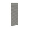 vidaXL Store pliss&eacute; anthracite 45x100 cm largeur du tissu 44,4 cm