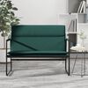 vidaXL Banc Vert fonc&eacute; 100x64x80 cm Tissu