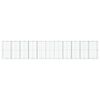 vidaXL Panier gabion avec couvercle 1100x100x200 cm fer galvanisé