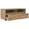 vidaXL Meuble TV Ch&ecirc;ne artisanal 100 x 48 x 43 cm Bois d'ing&eacute;nierie