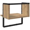 vidaXL &Eacute;tag&egrave;re Murale Ch&ecirc;ne artisan 30 x 25 x 30 cm Bois d'ing&eacute;nierie