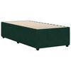 vidaXL Cadre de lit sans matelas vert fonc&eacute; 90x200 cm velours