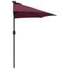 vidaXL Parasol de jardin Bordeaux 294 x 150 x 224 cm