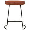 vidaXL Tabourets de bar Gavin lot de 2 45x38x53cm bois massif manguier