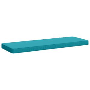 vidaXL Coussin de banc 1 pi&egrave;ce VUGHT 100 % polyester Turquoise