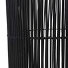 vidaXL Lampadaire sur pied Osier Noir 84 cm E27