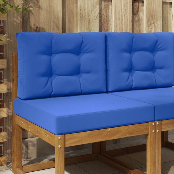 vidaXL Coussin de canap&eacute; d'ext&eacute;rieur 2 pcs Turquoise Polyester