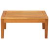 vidaXL Table de jardin 64x64x29 cm bois d'acacia massif