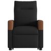 vidaXL Fauteuil inclinable noir tissu