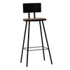 vidaXL Ensemble de bar 5 pcs Noir