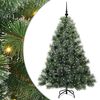 vidaXL Sapin de No&euml;l artificiel avec 150 LED Vert 150 cm PE et PVC