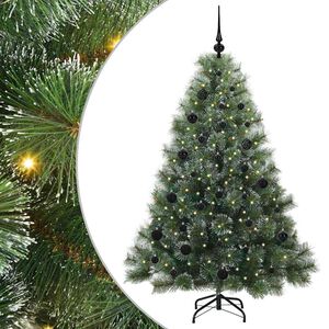 vidaXL Sapin de No&euml;l artificiel avec 150 LED Vert 150 cm PE et PVC