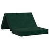 vidaXL Canap&eacute;-lit pliable 100 x 67 x 45 cm Vert fonc&eacute;