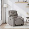vidaXL Fauteuil inclinable &eacute;lectrique Taupe Tissu