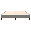vidaXL Cadre de lit gris fonc&eacute; 140x200 cm tissu