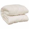 vidaXL Couverture lest&eacute;e Cr&egrave;me clair 122x183 cm 9 kg Tissu