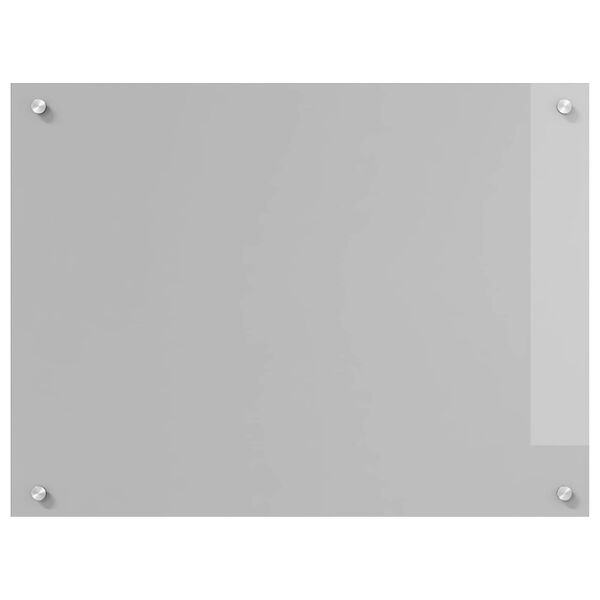 vidaXL Protection de cuisine Gris clair 80 x 60 x 0,6 cm verre trempé