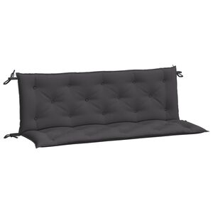 vidaXL Coussins de banc de jardin lot de 2 anthracite tissu Oxford