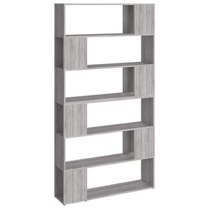 vidaXL Biblioth&egrave;que/S&eacute;parateur de pi&egrave;ce sonoma gris 100x24x188 cm