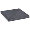 vidaXL Plaque de poids de parasol Noir Granite Carr&eacute; 15 kg