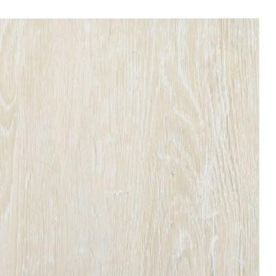 vidaXL Planches de plancher autoadhésives 55 pcs PVC 5,11 m² Crème
